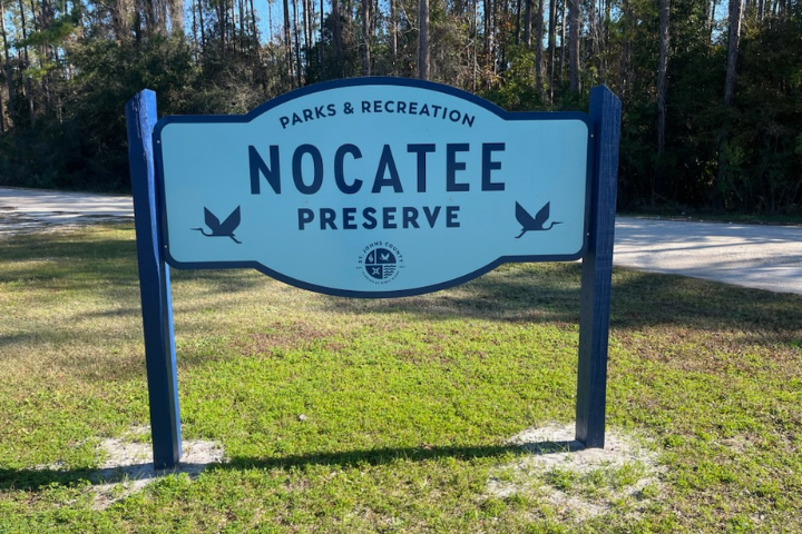 Nocatee Preserve Park sign