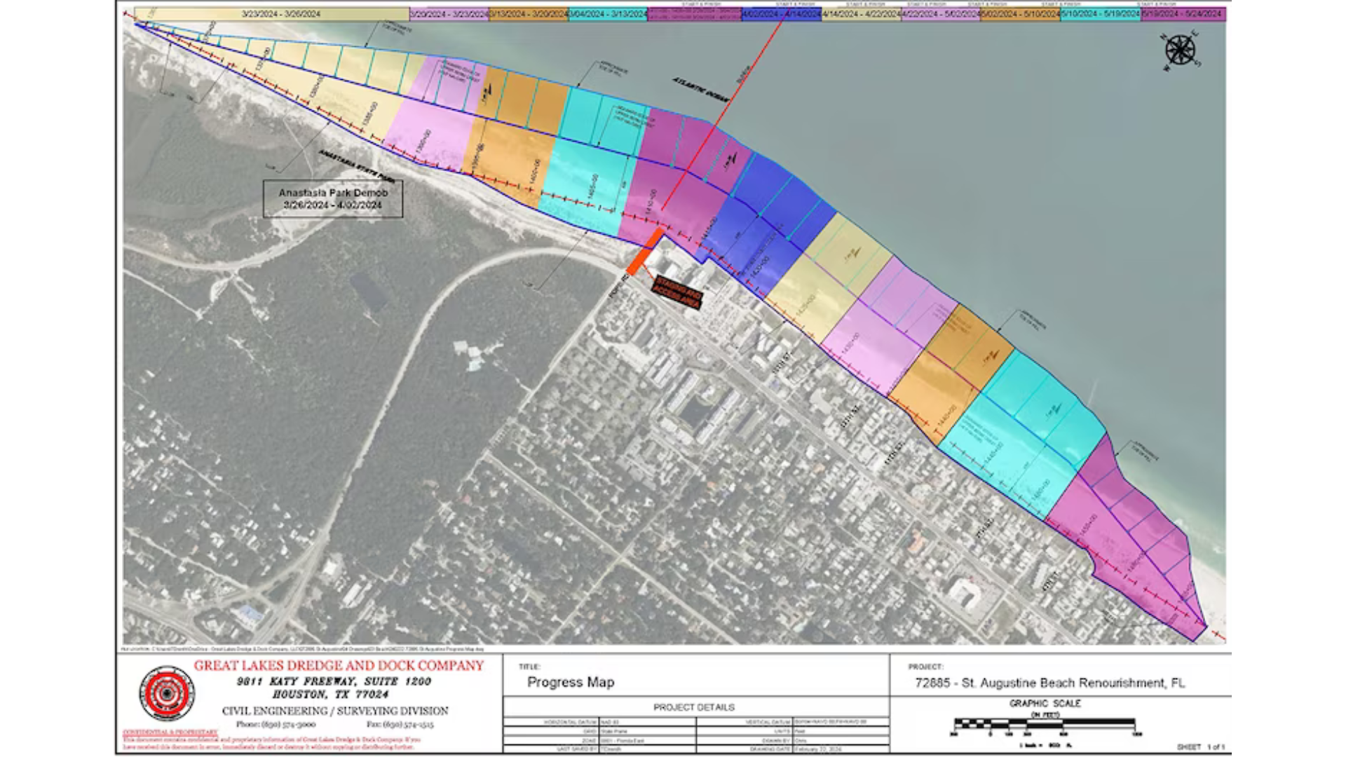 USACE Jacksonville temporarily pauses start of St. Augustine Beach shoreline renourishment