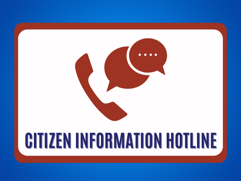 CIITZEN INFORMATION HOTLINE - icon depicting phone and conversation bubbles