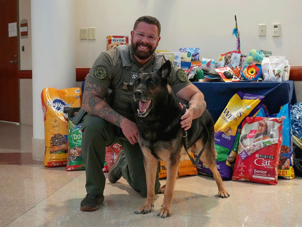 Deputy Wright and K9 Judge