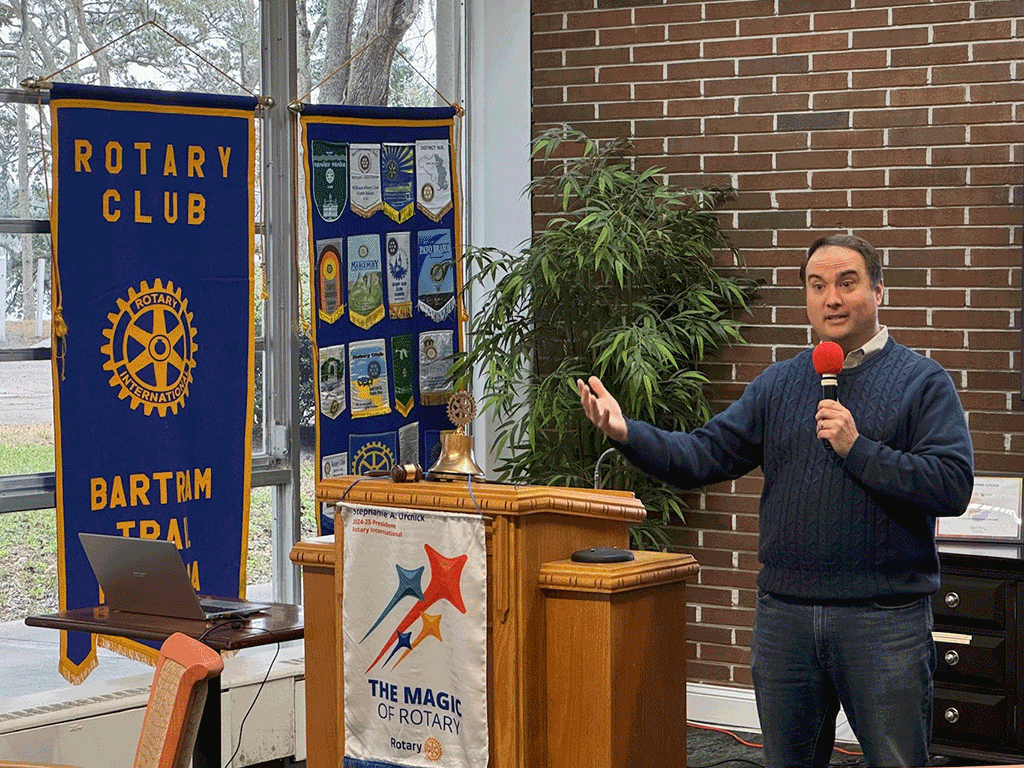 Commissioner Whitehurst Speaks at Rotary Club of Bartram Trail – Julington Creek